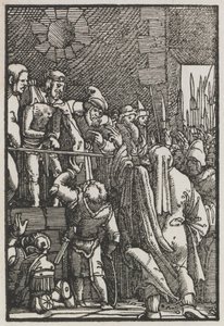 Upadek i odkupienie człowieka: Ecco Homo, c. 1515. autorstwa Albrecht Altdorfer