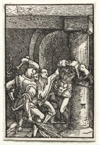 Upadek i odkupienie człowieka: biczowanie Chrystusa, c. 1515. autorstwa Albrecht Altdorfer