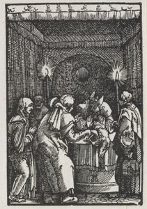 Upadek i odkupienie człowieka: ofiara Joachima odrzucona przez arcykapłana 1515. autorstwa Albrecht Altdorfer