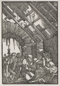 Upadek i odkupienie człowieka: Pokłon Trzech Króli autorstwa Albrecht Altdorfer