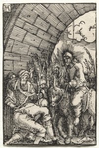 Upadek i odkupienie człowieka: wjazd do Jerozolimy autorstwa Albrecht Altdorfer