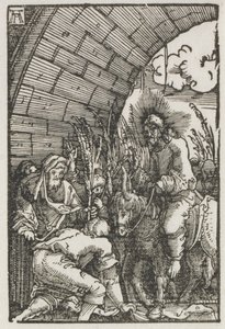 Upadek i odkupienie człowieka: wjazd do Jerozolimy, c. 1515. autorstwa Albrecht Altdorfer