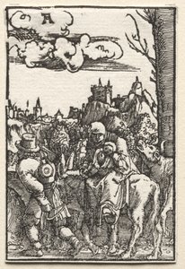 Upadek i odkupienie człowieka: ucieczka do Egiptu autorstwa Albrecht Altdorfer
