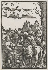 Upadek i odkupienie człowieka: ucieczka do Egiptu, c. 1515. autorstwa Albrecht Altdorfer