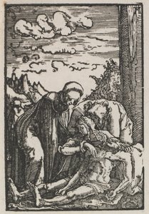 Upadek i odkupienie człowieka: lament pod krzyżem autorstwa Albrecht Altdorfer