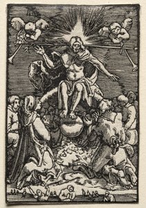Upadek i odkupienie człowieka: Sąd Ostateczny autorstwa Albrecht Altdorfer