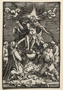 Upadek i odkupienie człowieka: Sąd Ostateczny, c. 1515. autorstwa Albrecht Altdorfer