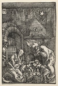 Upadek i odkupienie człowieka: Narodzenia autorstwa Albrecht Altdorfer