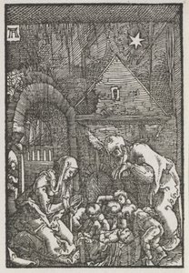 Upadek i odkupienie człowieka: Narodzenia autorstwa Albrecht Altdorfer