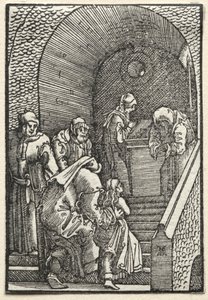 Upadek i odkupienie człowieka: Ofiarowanie Dziewicy w Świątyni, 1515. autorstwa Albrecht Altdorfer