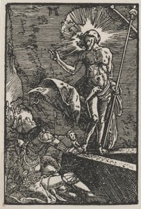 Upadek i odkupienie człowieka: zmartwychwstanie autorstwa Albrecht Altdorfer