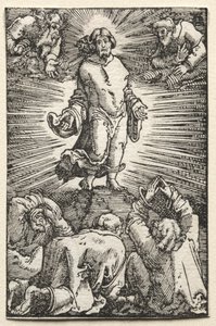 Upadek i odkupienie człowieka: Przemienienie, c. 1515. autorstwa Albrecht Altdorfer