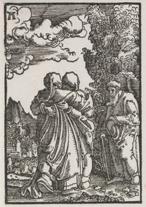 Upadek i odkupienie człowieka: Nawiedzenie autorstwa Albrecht Altdorfer