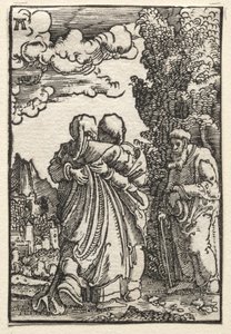 Upadek i odkupienie człowieka: Nawiedzenie, c. 1515. autorstwa Albrecht Altdorfer