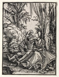 Kochankowie autorstwa Albrecht Altdorfer