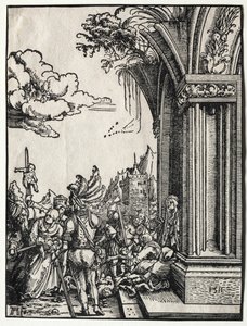 Masakra niewinnych, 1511 . autorstwa Albrecht Altdorfer