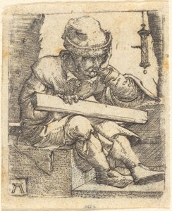 Zamyślony cieśla autorstwa Albrecht Altdorfer