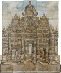Łuk triumfalny cesarza Maksymiliana I autorstwa Albrecht Altdorfer