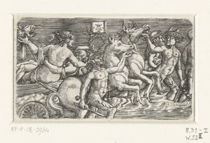 Triumf morskich bogów autorstwa Albrecht Altdorfer