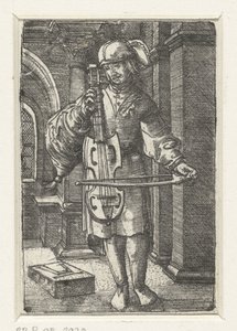 Vedelspeler autorstwa Albrecht Altdorfer