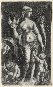 Wenus między dwoma amorkami autorstwa Albrecht Altdorfer