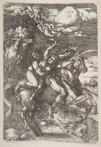 Uprowadzenie Proserpine.n.d. autorstwa Albrecht Dürer