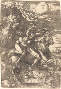 Porwanie na jednorożcu autorstwa Albrecht Dürer