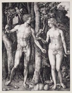 Adam i Ewa autorstwa Albrecht Dürer