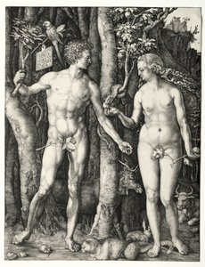 Adam i Ewa, 1504. autorstwa Albrecht Dürer