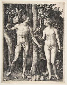 Adam i Ewa, 1504. autorstwa Albrecht Dürer