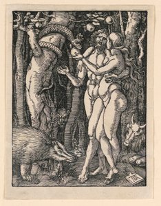 Adam i Even, z serialu Mała pasja autorstwa Albrecht Dürer