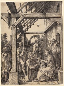 Pokłon Trzech Króli autorstwa Albrecht Dürer