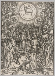 Apokalipsa: Adoracja Baranka — hymn wybranych autorstwa Albrecht Dürer