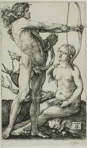 Apollo i Diana autorstwa Albrecht Dürer