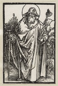 Apostoł Jakub Starszy (63 sceny religijne) autorstwa Albrecht Dürer