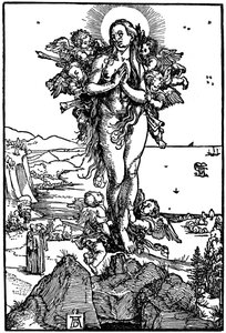 Wniebowstąpienie Marii Magdaleny, 1507-1510, 1936 autorstwa Albrecht Dürer