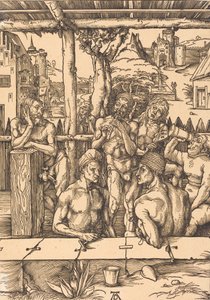 Dom Łaźni, ok. godz. 14961497. autorstwa Albrecht Dürer