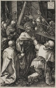 Niesienie krzyża, z wyrytej pasji autorstwa Albrecht Dürer
