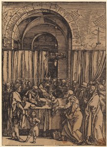 Opłakiwanie Chrystusa, arkusz 9 z cyklu „Wielka Pasja” autorstwa Albrecht Dürer