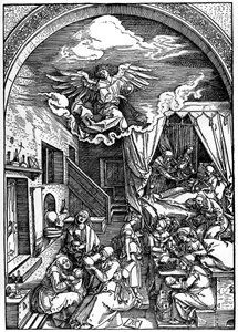 Narodziny Dziewicy, 1502-1505, 1936 autorstwa Albrecht Dürer