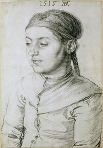 Portret młodej dziewczyny autorstwa Albrecht Dürer