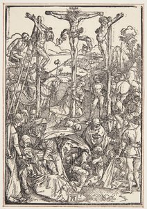 Kalwaria (skromny drzeworyt) autorstwa Albrecht Dürer