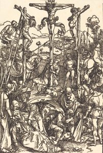 Kalwaria z Trzema Krzyżami, ok. godz. 15041505. autorstwa Albrecht Dürer