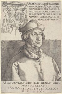 Kardynał Albrecht Brandenburgii („Mały Kardynał”) autorstwa Albrecht Dürer