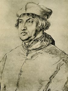 Kardynał Albrecht Brandenburgii autorstwa Albrecht Dürer