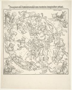 Niebiańska mapa północnego nieba autorstwa Albrecht Dürer
