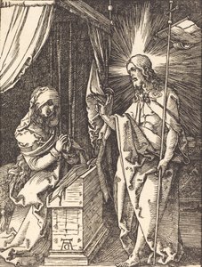 Chrystus ukazujący się swojej Matce prawdopodobnie ok. 15091510. autorstwa Albrecht Dürer