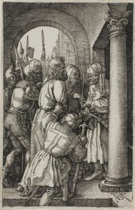 Chrystus przed Piłatem, z wyrytej męki autorstwa Albrecht Dürer