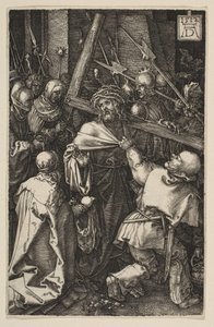 Chrystus dźwigający krzyż, z Męki Pańskiej, 1512. autorstwa Albrecht Dürer