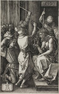Chrystus ukoronowany cierniem, z wyrytej pasji autorstwa Albrecht Dürer